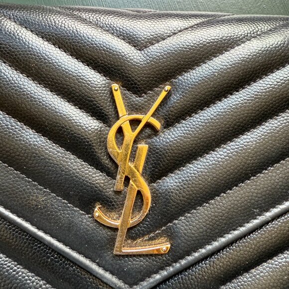 yves saint laurent crossbody small black purse - Picture 5 of 5